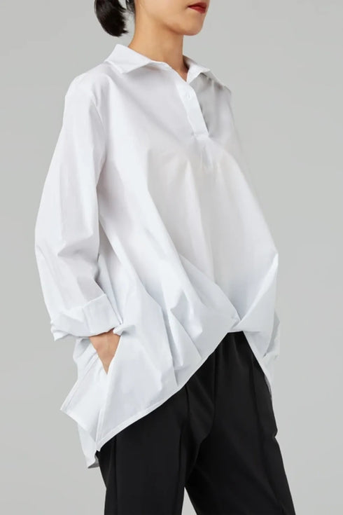 Camicia con trama frontale Giulia